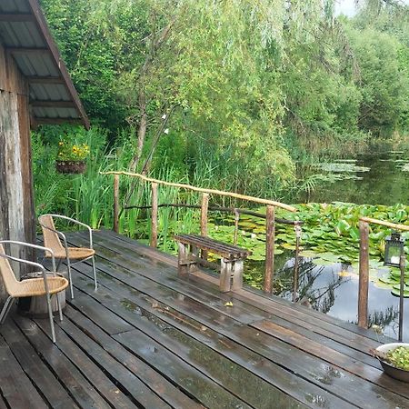 Villa Idilliska Latgaliesu Lauku Maja Ar Melno Pirti Aglona Esterno foto