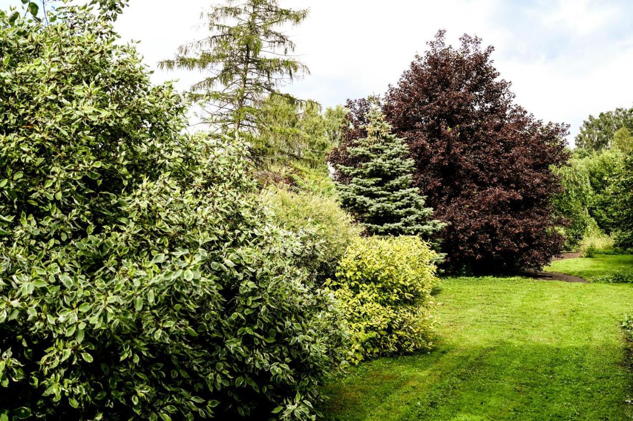 Villa Idilliska Latgaliesu Lauku Maja Ar Melno Pirti Aglona Esterno foto